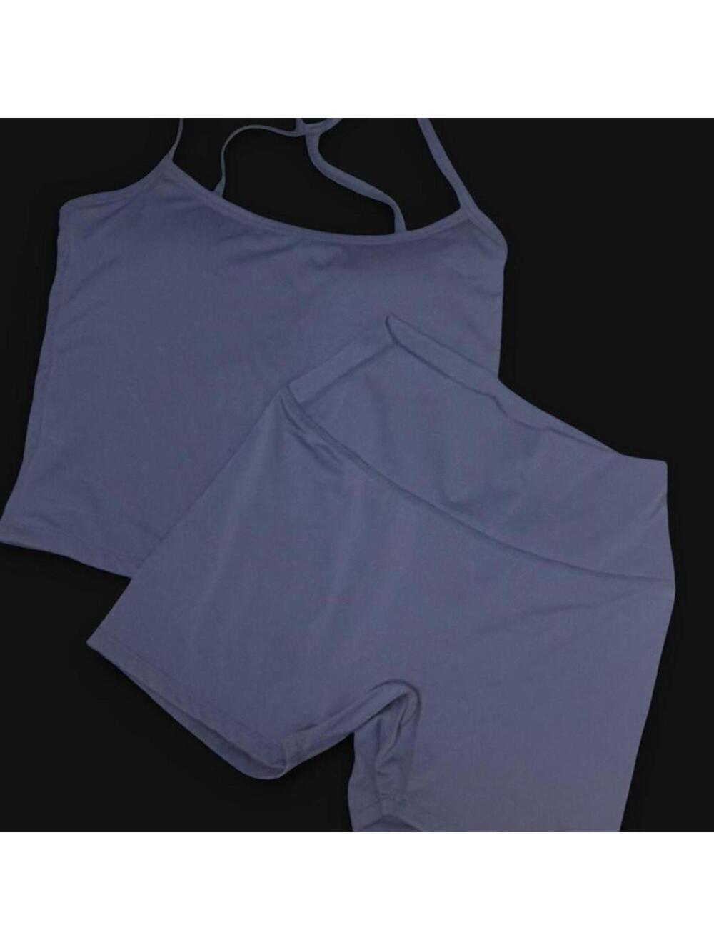 Navy Blue Matching Workout Set